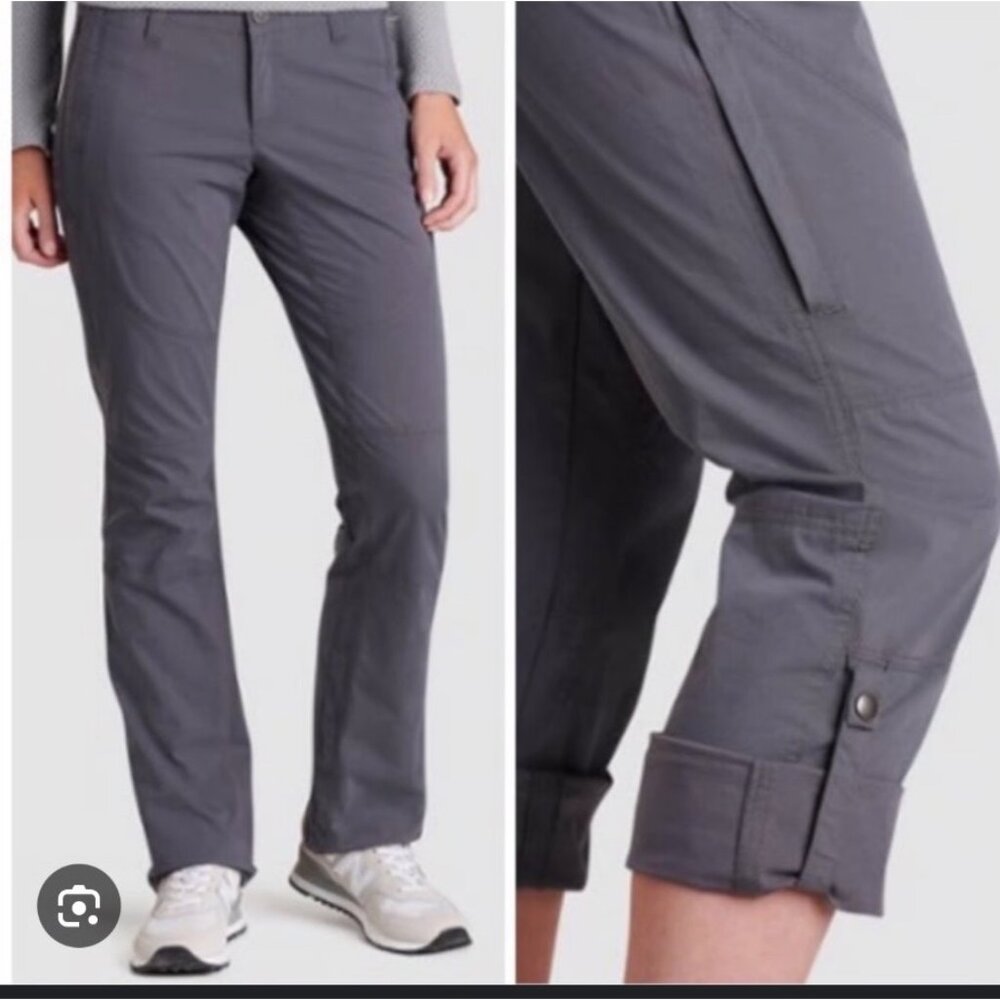 NWT Kuhl 14 short UPF 50+Spire Roll-Up Pants Performance Lightweight Stretch wom